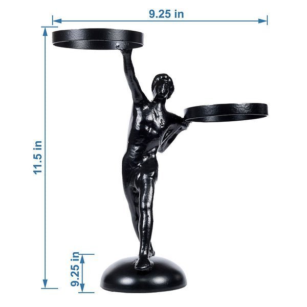 Human Sculpture Holding Pot Stand - Image 3