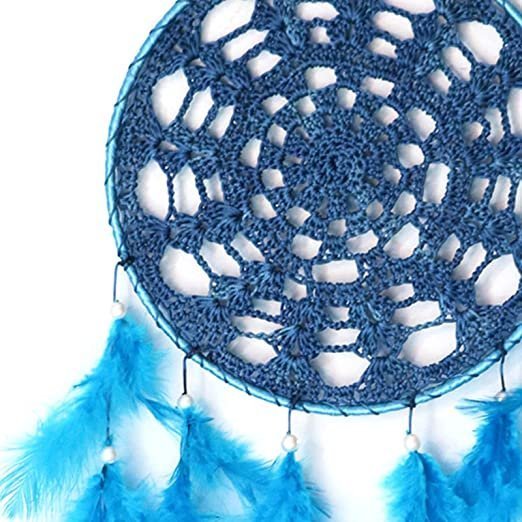 RPH Handicrafts Dream Catcher | Best for Bedroom Wall, Room Hanging, Wall Decor, Gift and Decoration Size 20 x 65 cm (Blue) - Image 3