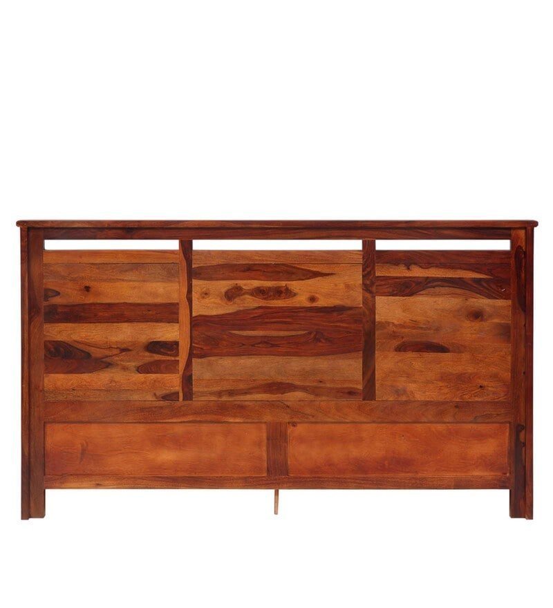 Catherine Queen Bed With Hydraulic Storage in Walnut Finish - Image 4