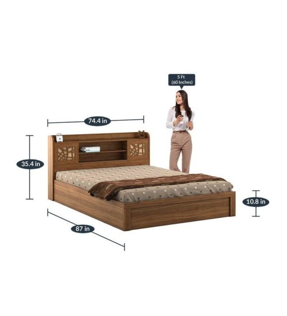 Sparklings Cotton Geometric Double Bedsheet - Image 2