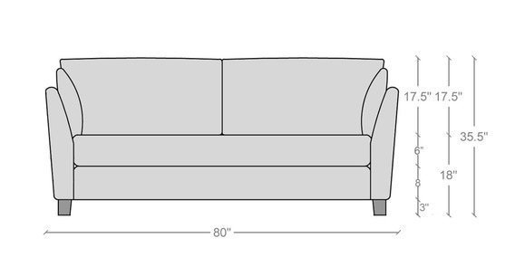Miranda 3 Seater Sofa In Ash Grey Colour - Image 3