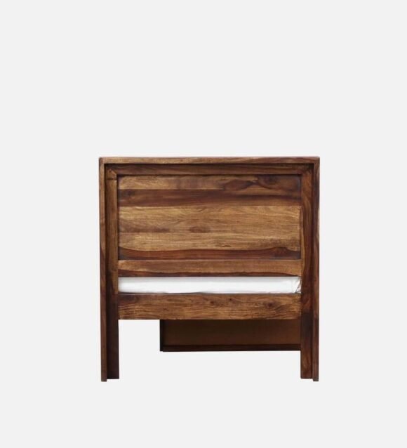 Segur Solid Wood Single Bed With Drawer Storage In Provincial Teak Finish - Image 4