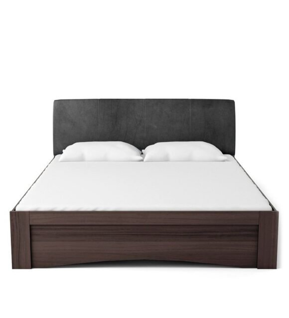 Shinju King Size Upholstered Bed Drawer Storage In Wenge Finish - Image 2