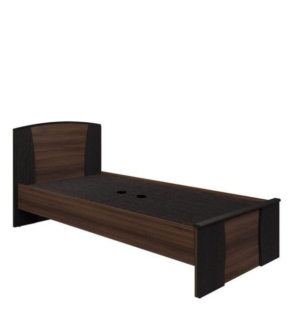 Turene Single Bed in Walnut & Wenge Finish - Image 4