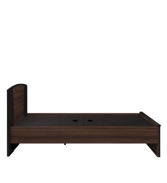 Turene Single Bed in Walnut & Wenge Finish - Image 5